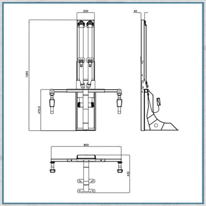 Double Seat Frame for Sprinter Crafter Ducato & Boxer-Camper Interiors