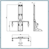 Double Seat Frame For Sprinter Crafter Ducato & Boxer