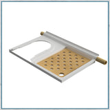 Toilet and Shower Tray With Heating Channel with Optional Duck Board