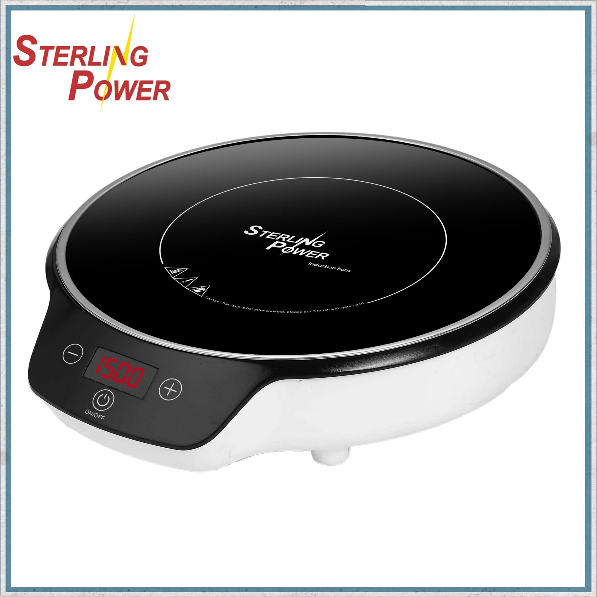 Sterling-Power Portable Induction Hob - Single Heat Plate-Camper Interiors