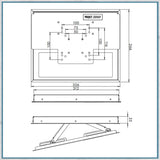 Lippert Sunflower 4 LCD TV Bracket - Height Adjustable