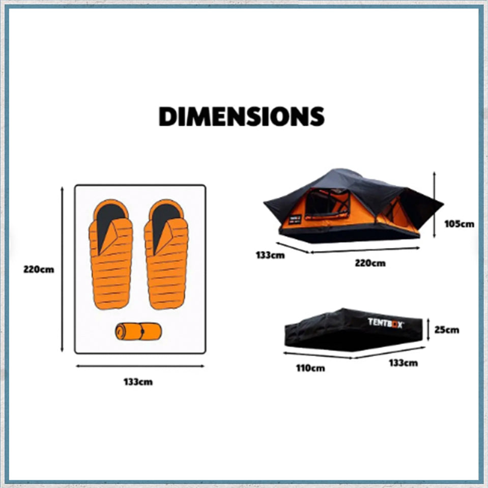 TentBox Lite 2.0 Roof Tent-Camper Interiors