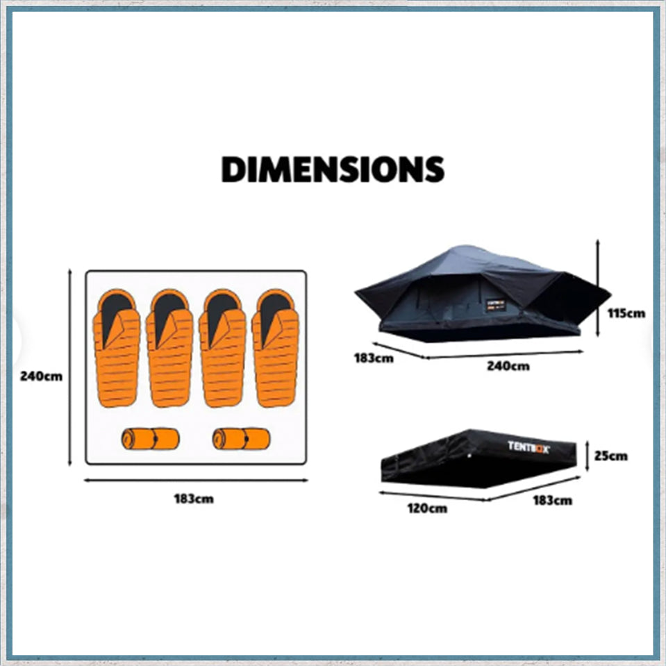 TentBox Lite XL Roof Tent-Camper Interiors