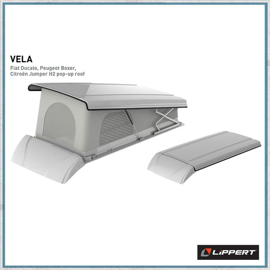 Lippert Vela Pop Top Roof for H2 Ducato, Boxer and Jumper-Camper Interiors