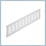 Hafele Silver Ventilation Grille for Recess Mounting 60mm Heigh/15mm Depth