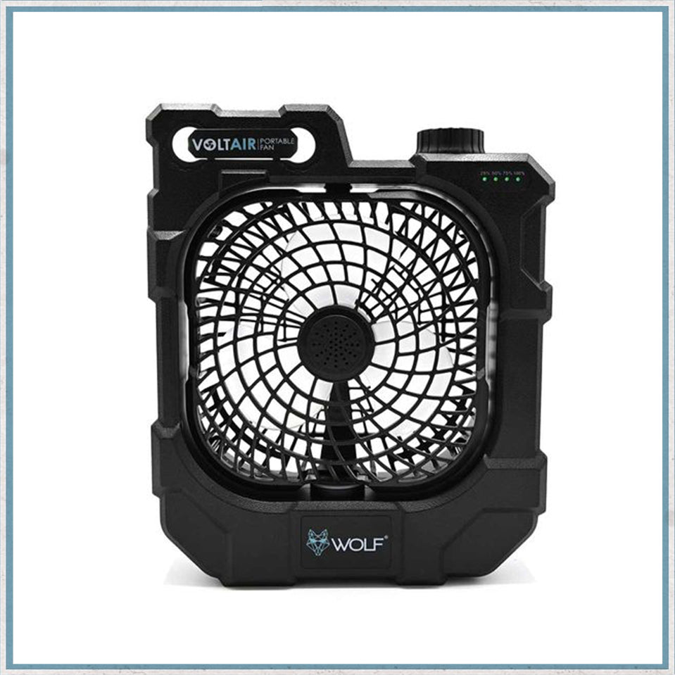 Wolf Outdoors Voltair 3 in 1 Fan, Light and Power bank-Camper Interiors