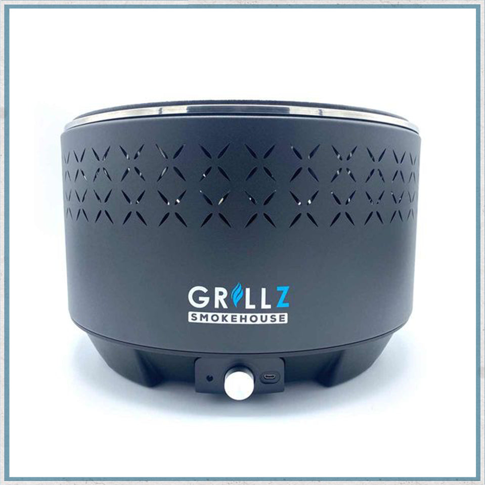 Wolf Outdoors Grillz Smoke House Lightweight Portable Grill with Lid-Camper Interiors