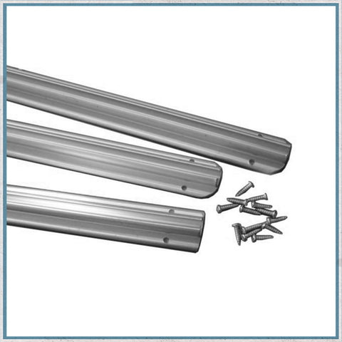 Exterior Parts Product Type - 3 Piece Alloy Awning Rail Kit - 3.6M