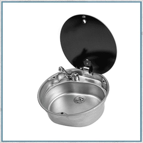 Ovens - CAN LR1770 Round Sink With Glass Lid