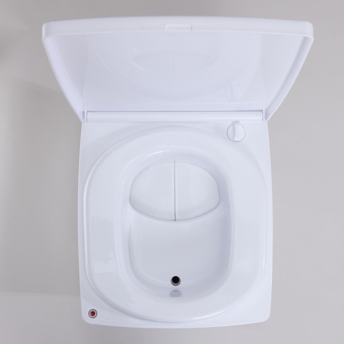 compocloset cuddy composting camping toilet top view