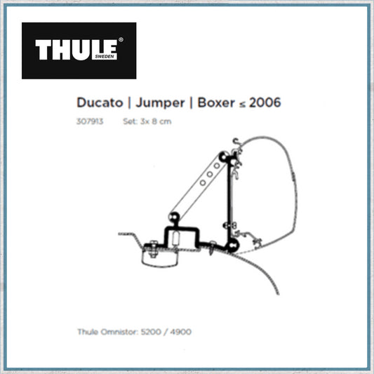 Thule Ducato/Jumper/Boxer (before 2007) Awning Bracket-Camper Interiors