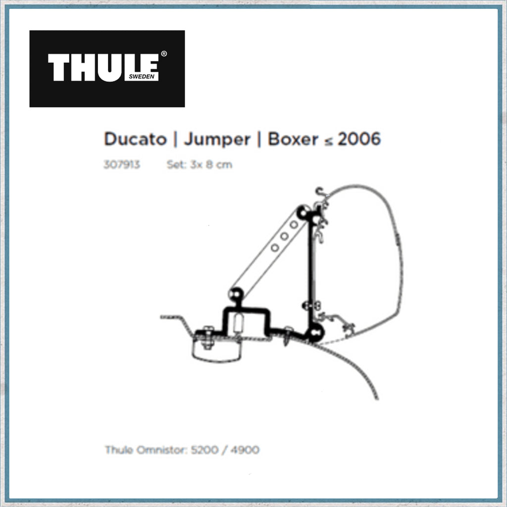 Exterior Parts Product Type - Thule Ducato/Jumper/Boxer (before 2007) Awning Bracket