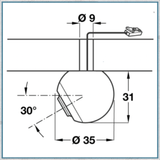 Low Voltage Parts - Loox LED Ball Swivel Light