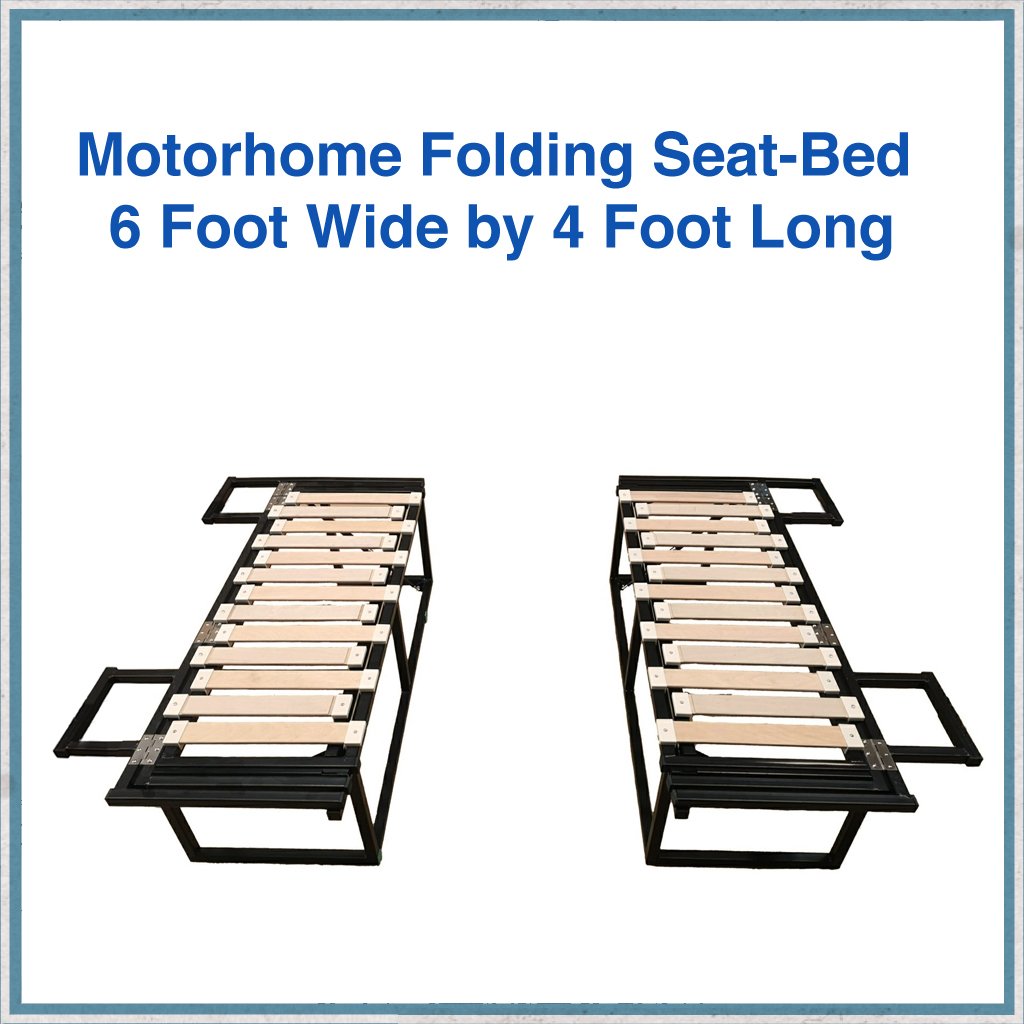 Motorhome Folding Bench Seat Bed-Camper Interiors