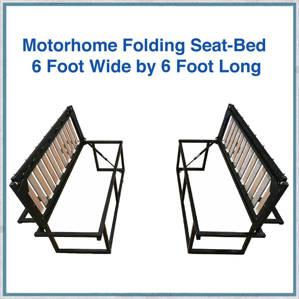 Motorhome Folding Bench Seat Bed-Camper Interiors