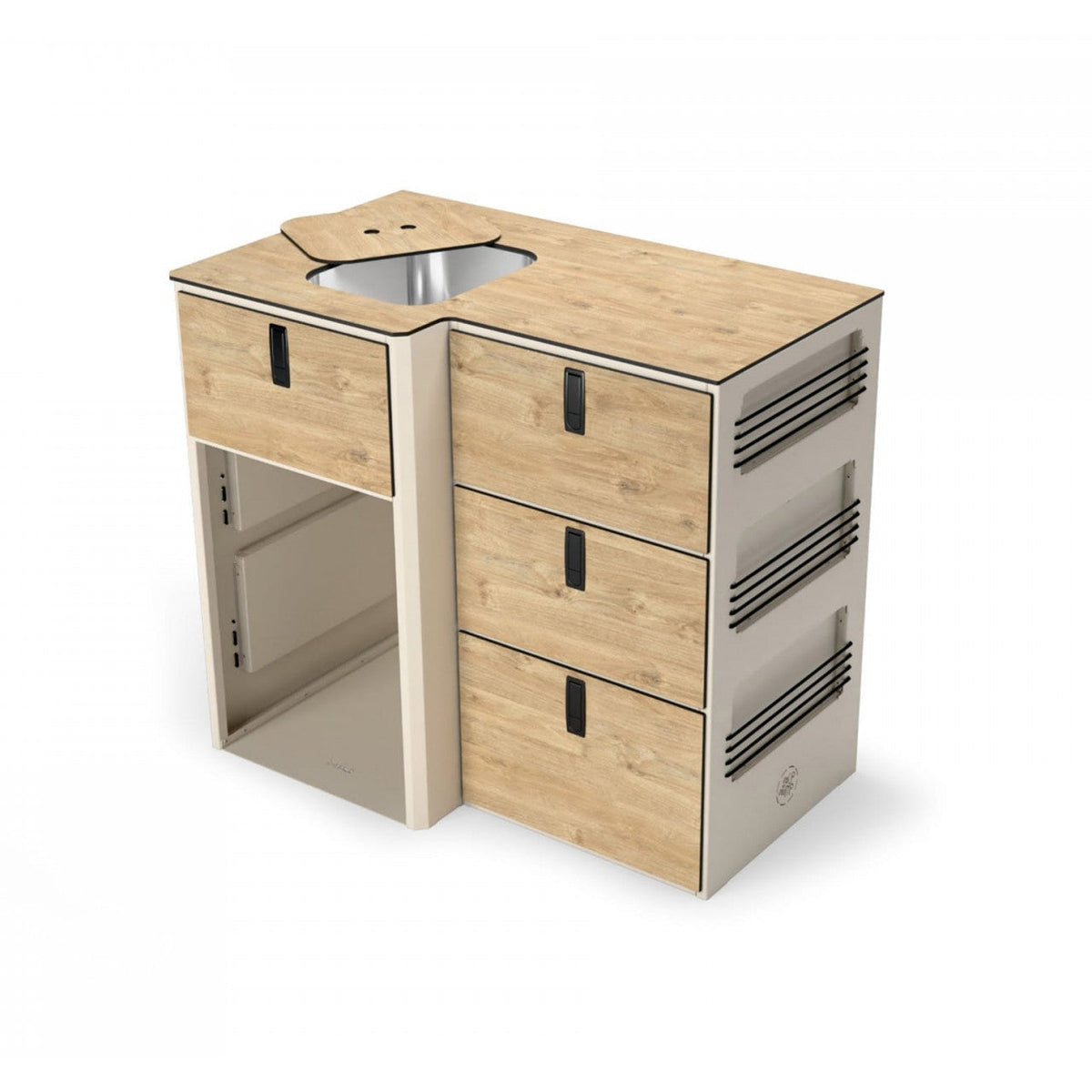 moon kitchen model 32 UK with drawer, worktop andsink
