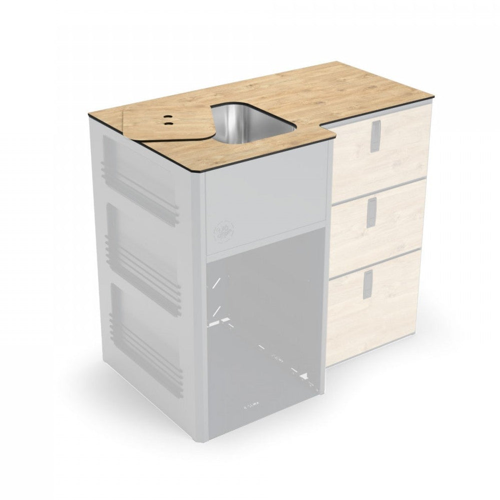 moon kitchen model 32 worktop with sink