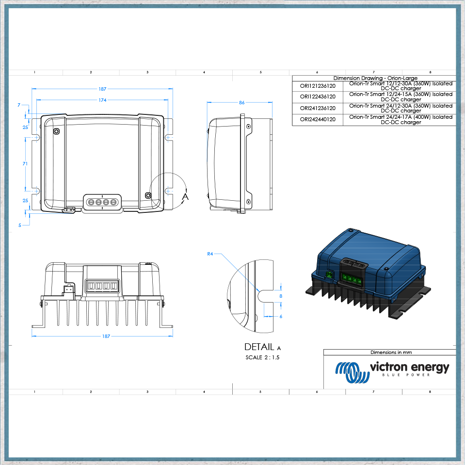 Victron Orion-Tr Smart 12/12-30A Isolated DC-DC Charger-Camper Interiors