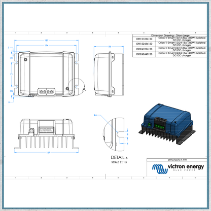 Victron Orion-Tr Smart 12/12-30A Isolated DC-DC Charger-Camper Interiors