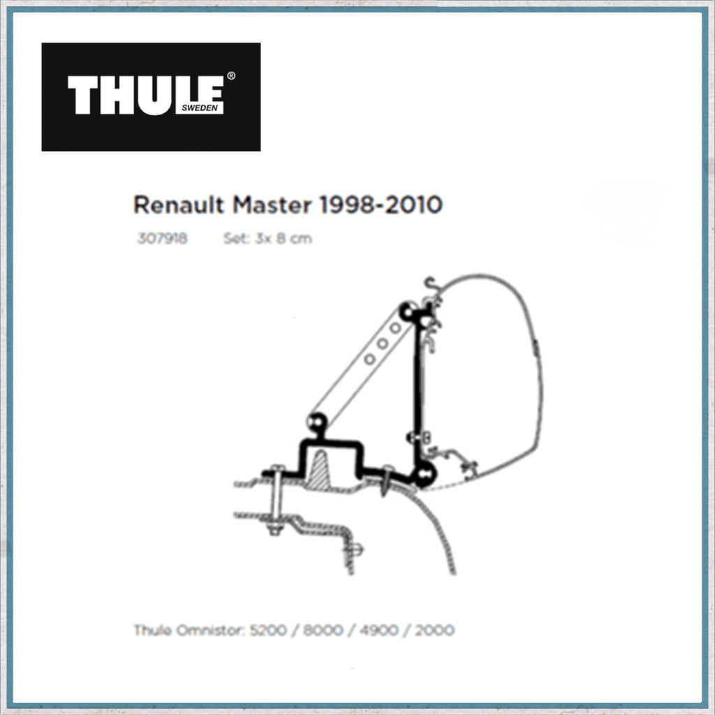 Exterior Parts Product Type - Thule Renault Master 1998-2010 Awning Bracket