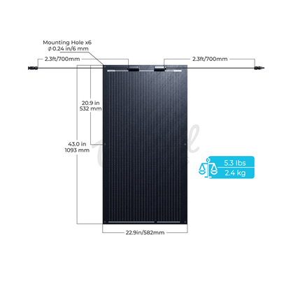 Victron Energy SmartSolar 75/10 MPPT & Renogy 100W Flexible Solar Panel Kit