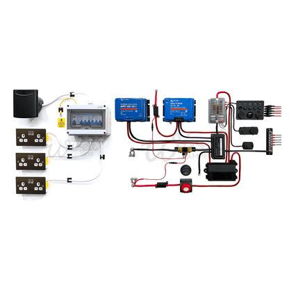 Victron Energy 30A DC/DC & 30A MPPT 12V & 240V Mains Hook Up Camper Van Kit