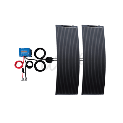Victron Energy SmartSolar 100/30 MPPT & 300W Semi Flexible Solar Panel Camper Van Kit