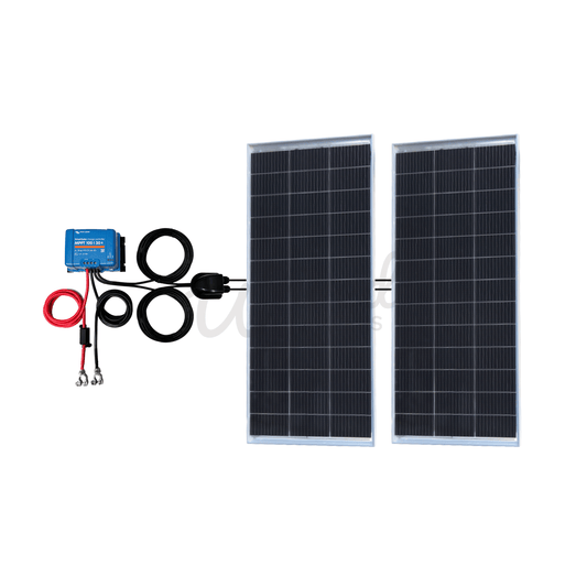 Victron Energy SmartSolar 100/30 MPPT & 400W Bi-Facial Solar Panel Camper Van Kit