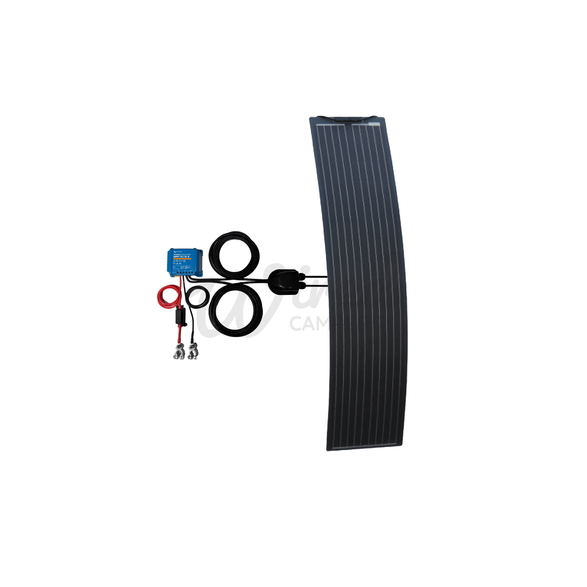 Victron Energy SmartSolar 75/10 MPPT & Ultra Narrow 100W Semi Flexible Mono Solar Panel Camper Van Kit