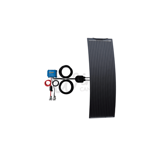 Victron Energy SmartSolar 75/15 MPPT & Narrow 150W Semi Flexible Mono Solar Panel Camper Van Kit