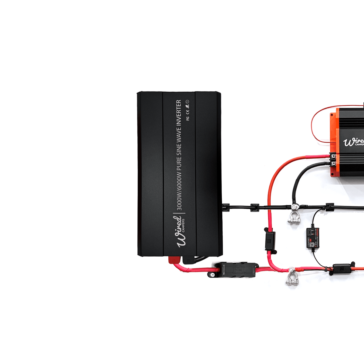 Wired Campers 12V DC Charging & Distribution 3000W Inverter Camper Van Kit
