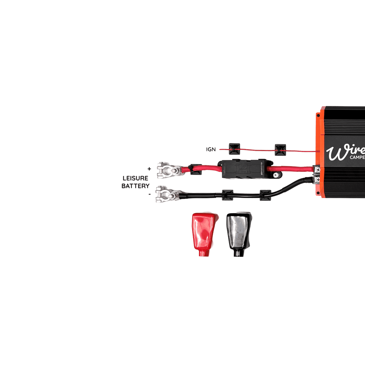 Wired Campers 1M/3M/5M DC-DC 60A Battery To Battery Charging Kit