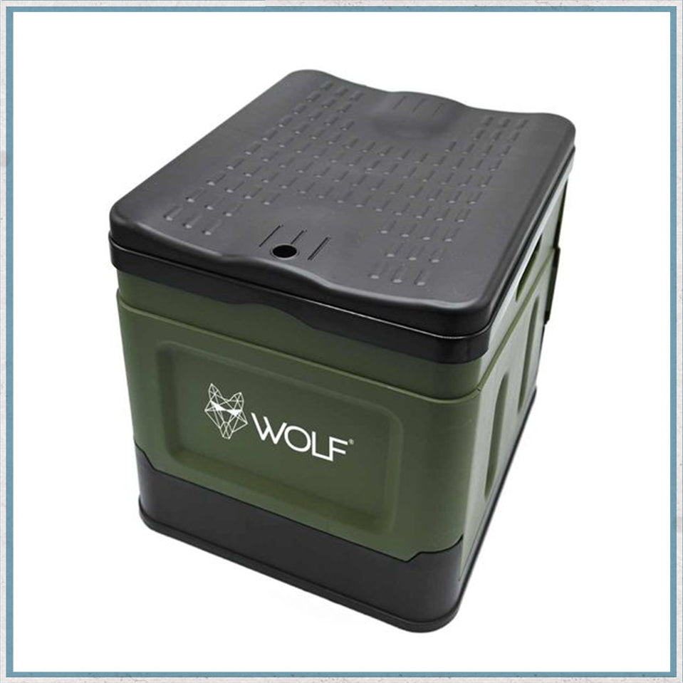 Wolf Outdoors Collapsable Toilet with Waste Bags and Odour Sachets-Camper Interiors