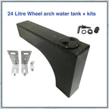 Campervan 24 Litre Wheel Arch Water Tank with fitting kit and pump lid kit