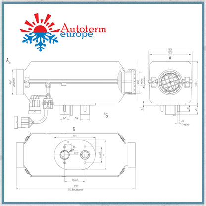 VW T5/T6 - 2KW Autoterm Planar Diesel Air Heater Kit-Camper Interiors