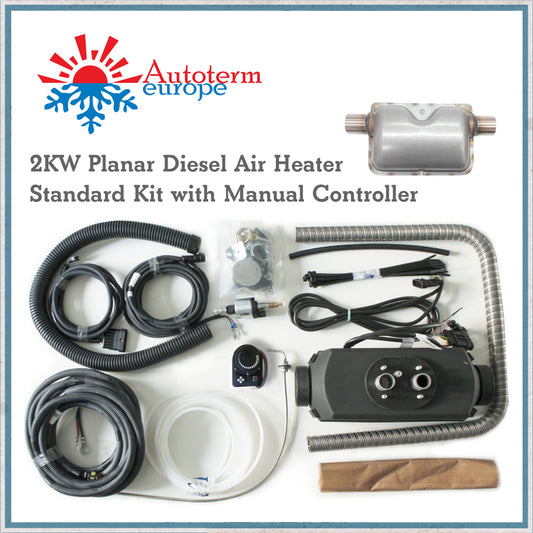 Autoterm Planar 2D Diesel Air Heater - Universal 2KW Kit-Camper Interiors