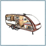 3Gas+ alarm for camper vans, motorhomes, caravans