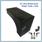 Campervan 57 Litre Wheel Arch Water Tank with plumbing kit