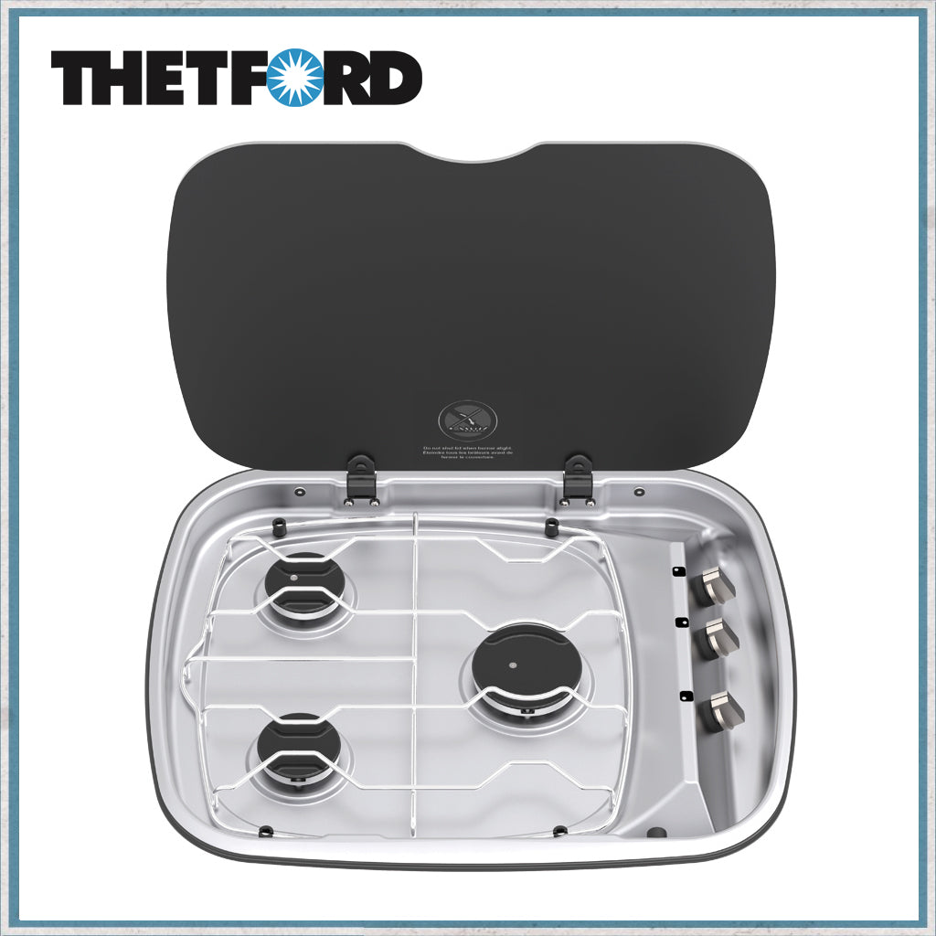 Thetford Argent 3 Burner Gas Hob-Camper Interiors