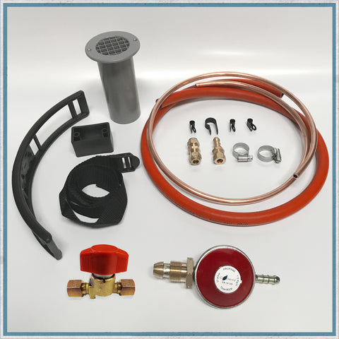 Basic Propane Gas Fitting Kits for Camper Van Hobs and Combination Units