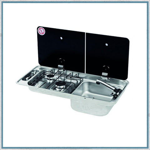 CAN FL1401 right hand campervan hob and sink unit