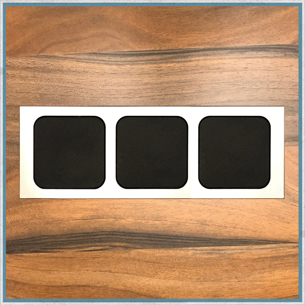 Triple Chrome Socket Surround – Camper Interiors