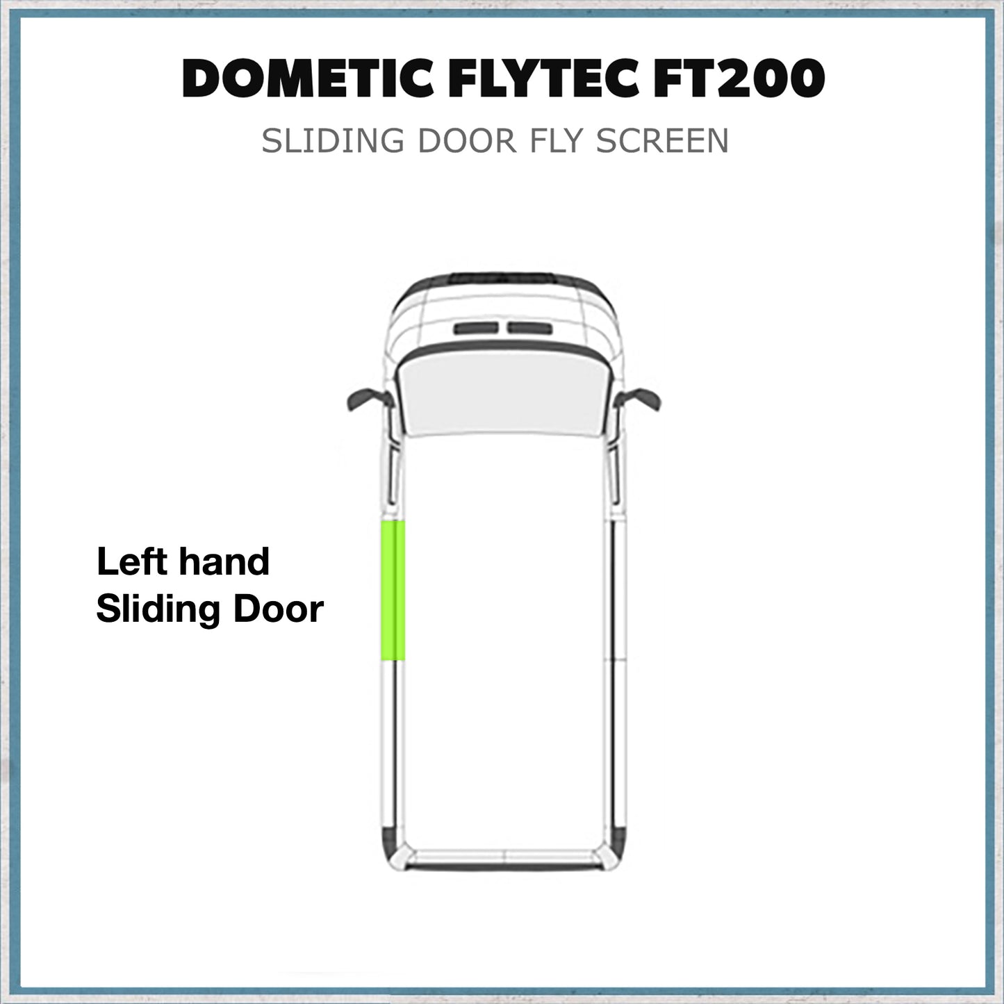 Dometic Flytec FT200 Door Screen-Camper Interiors