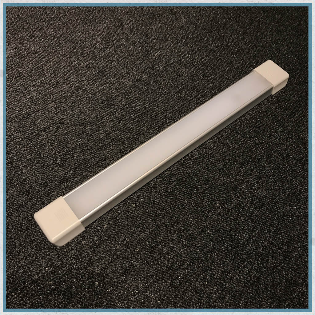 Duo LED strip light for camper vans, motorhomes and caravans. Ideal as replacements for older fluorescent interior strip lights, or in new conversions