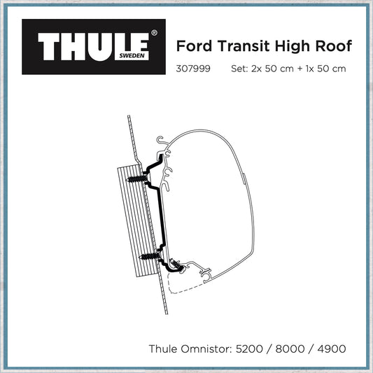 Thule Ford Transit High Top Awning Bracket-Camper Interiors