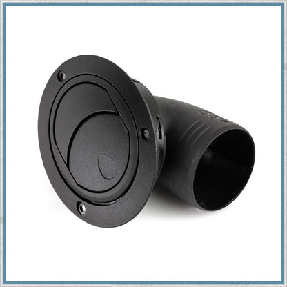 90º Directional Round Air Vent - Flanged-Camper Interiors