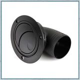 90º Directional Round Air Vent - Flanged
