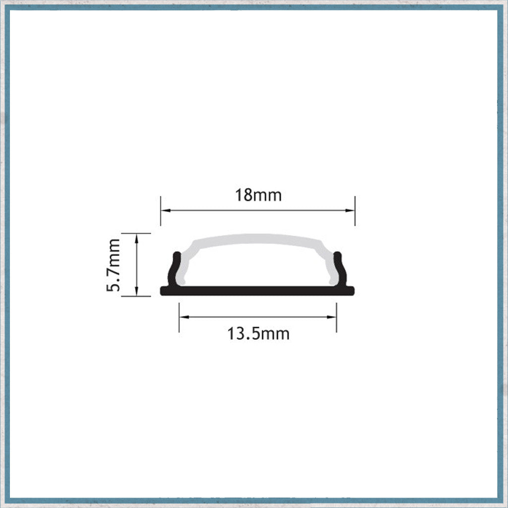 Bendable LED Aluminium Lighting Channel Kit-Camper Interiors