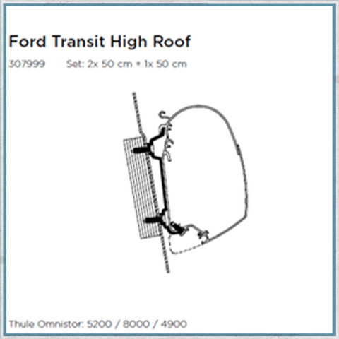 Thule Ford Transit High Roof Awning Bracket