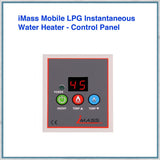 iMass Mobile LPG Instantaneous Water Heater Control panel